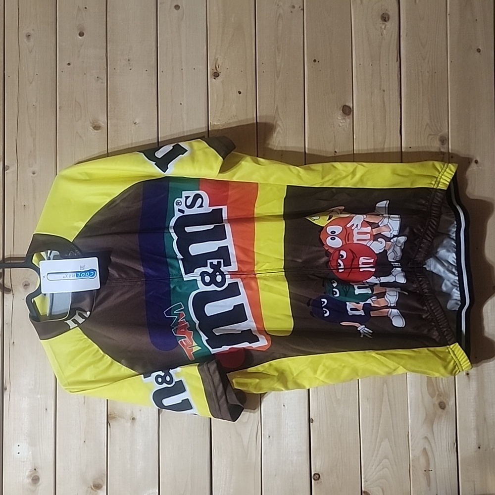 M&M's Cycling Riding Shirt Jersey Size 2XL Unisex NEW